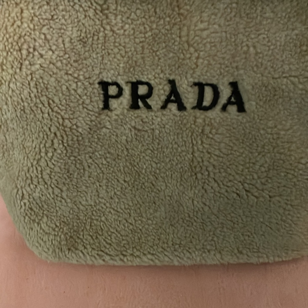 Prada Cream Plush Tote Bag - Picture 3 of 17